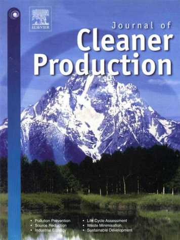 Enlarged view: Journal of Cleaner Production Cover