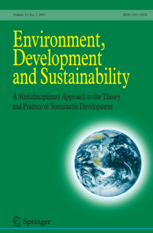 Environment, Development and Sustainability Cover Page