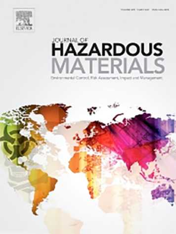 Front page of Journal of hazardous materials