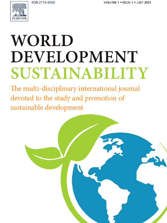 Enlarged view: Cover of Worls Development Sustainability