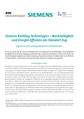 Enlarged view: Cover Siemens report Jaquemet