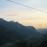 View over the Saas valley