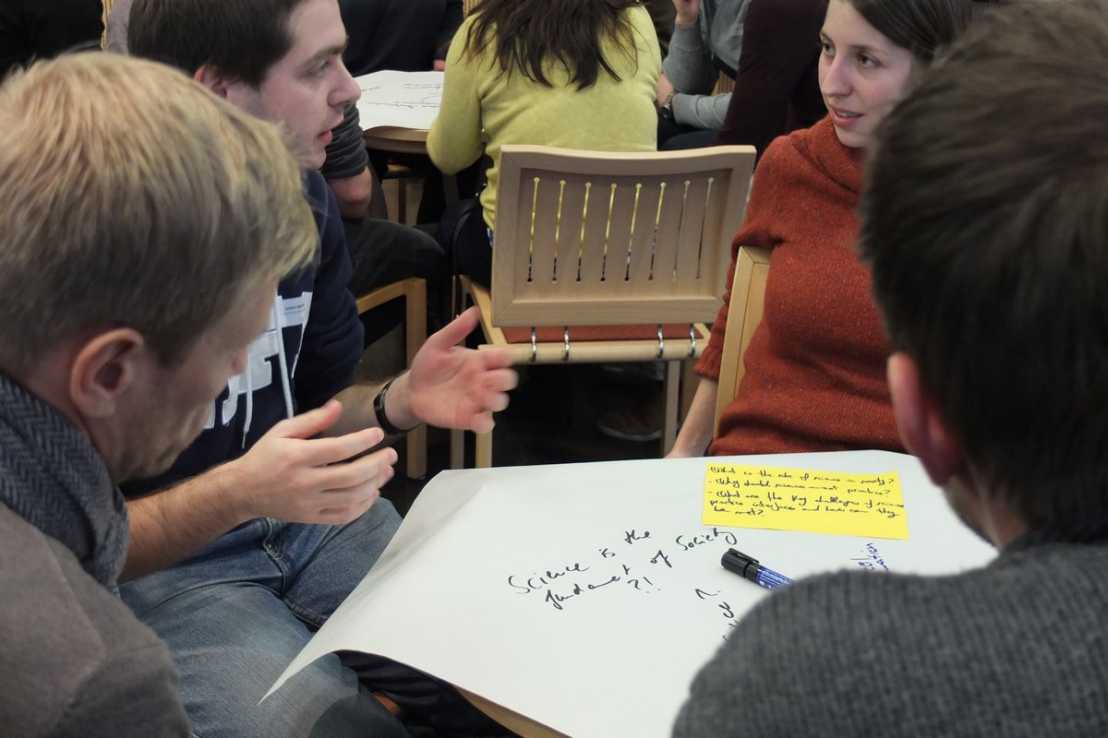 Discussions during World Café