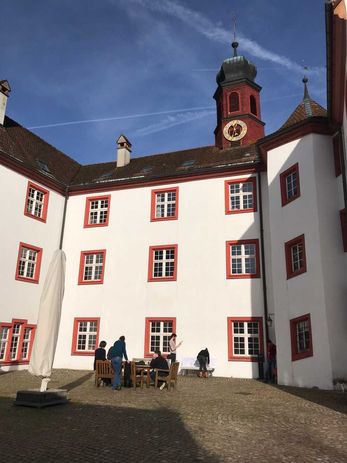 Enlarged view: the probstei courtyard